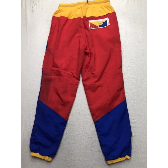 Vintage NIKE Flight Warm Up Jogger Men S Color Block Nylon Drawstring Elastic - Picture 2 of 16